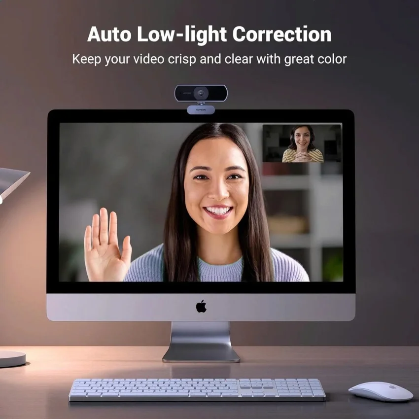 Webcam cắm dây USB dùng cho máy tính Full HD 1080@ 30Hz Ugreen 15728 — ảnh 5