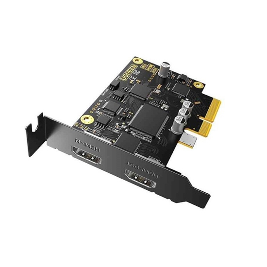 Ugreen 80689 PCI-e 4k 60Hz Card ghi hình chuẩn PCI-E hổ trợ độ phân giải 4k60hz 1080p@60Hz CM542